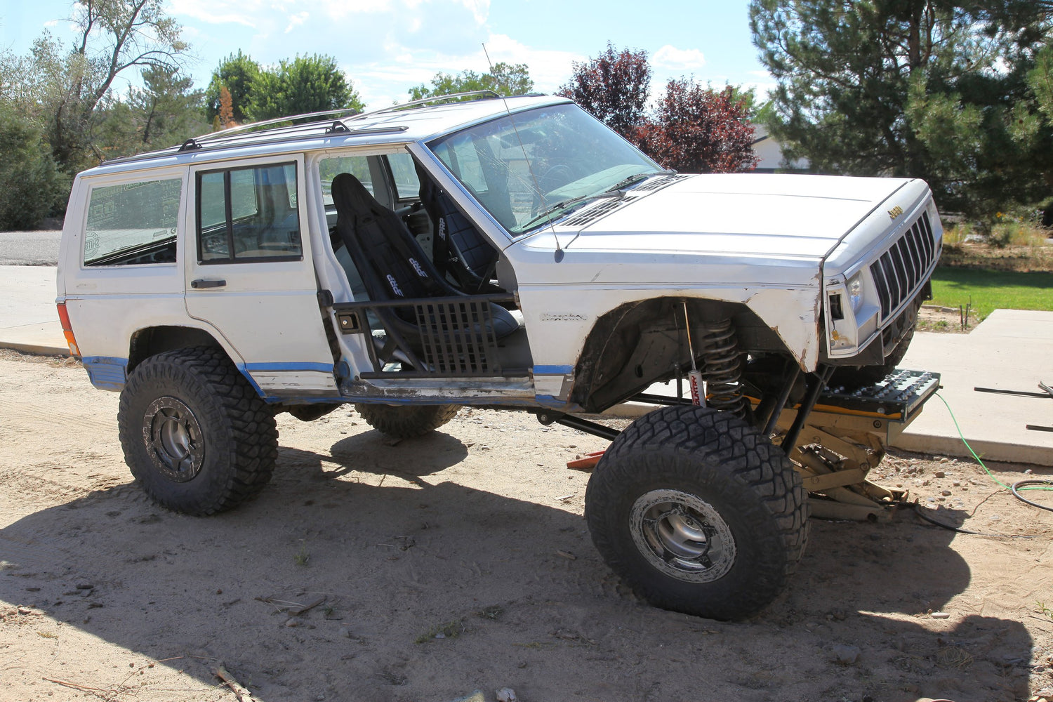 White Jeep is For sale!