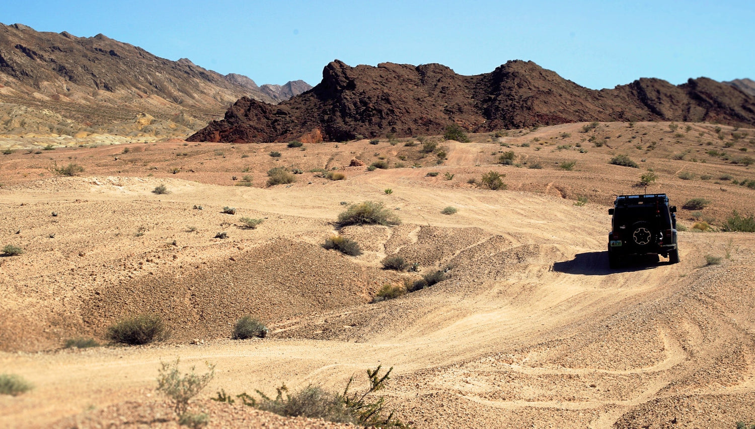 White Jeep trail ride